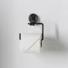 B&M Black Suction Toilet Roll Holder 1 B&M Black Suction Toilet Roll Holder -B&M 368886 black suction roll holder