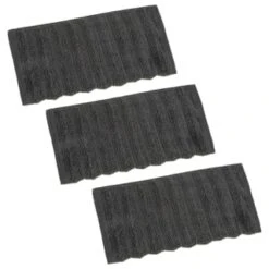 B&M Retreat Face Cloth 3pk - Charcoal 6 B&M Retreat Face Cloth 3pk - Charcoal -B&M 386222 3pk retreat face cloths charcoal