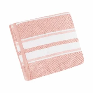 B&M Newbury Stripe Bath Towel - Blush 3 B&M Newbury Stripe Bath Towel - Blush